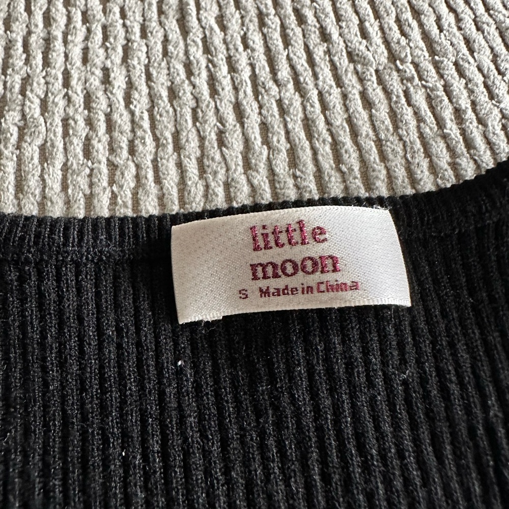 Little Moon Tie Front Shirt - Picture 3 of 3